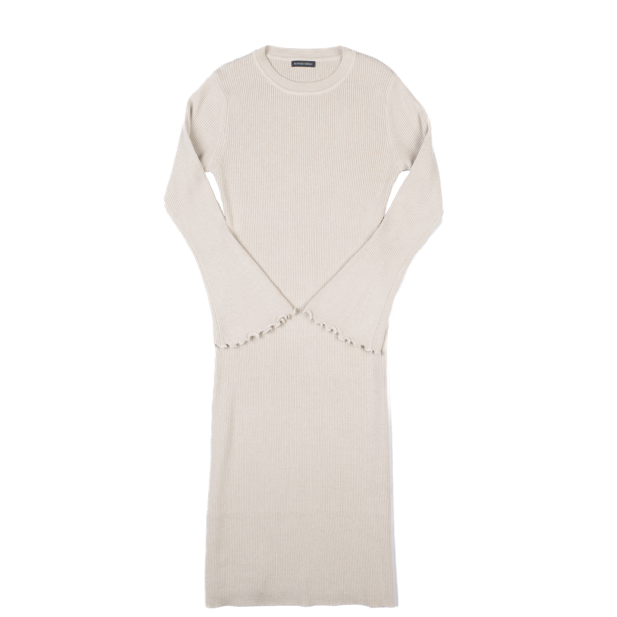 RIBBED SWEATER DRESS