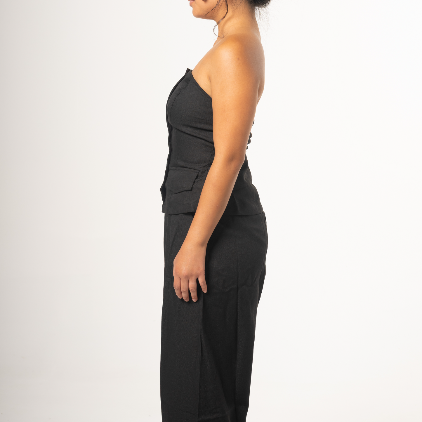 LINEN BUTTON-DOWN SET