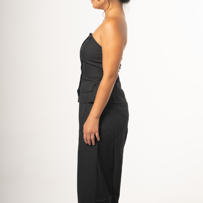 LINEN BUTTON-DOWN SET