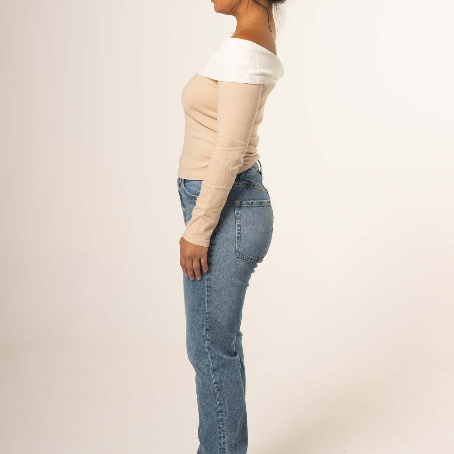 OFF SHOULDER KNIT TOP