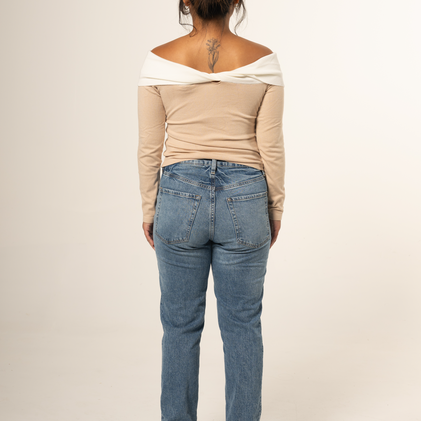 OFF SHOULDER KNIT TOP