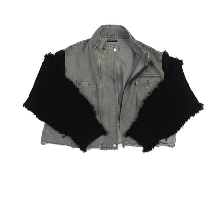 SWEATER DENIM JACKET